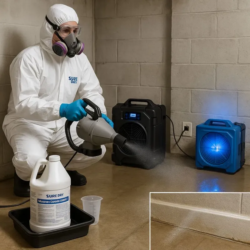 Sanitization and Odor Removal process in Lone Star, TX